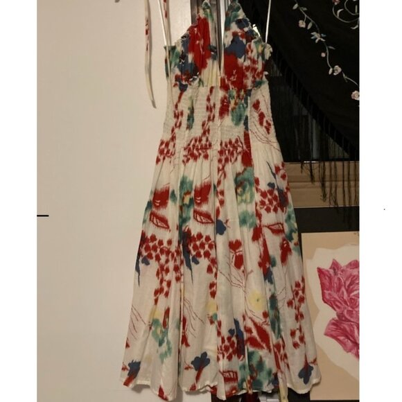 dELiA*s floral, spaghetti strap midi length dress with attached slip. Size S - Picture 1 of 4